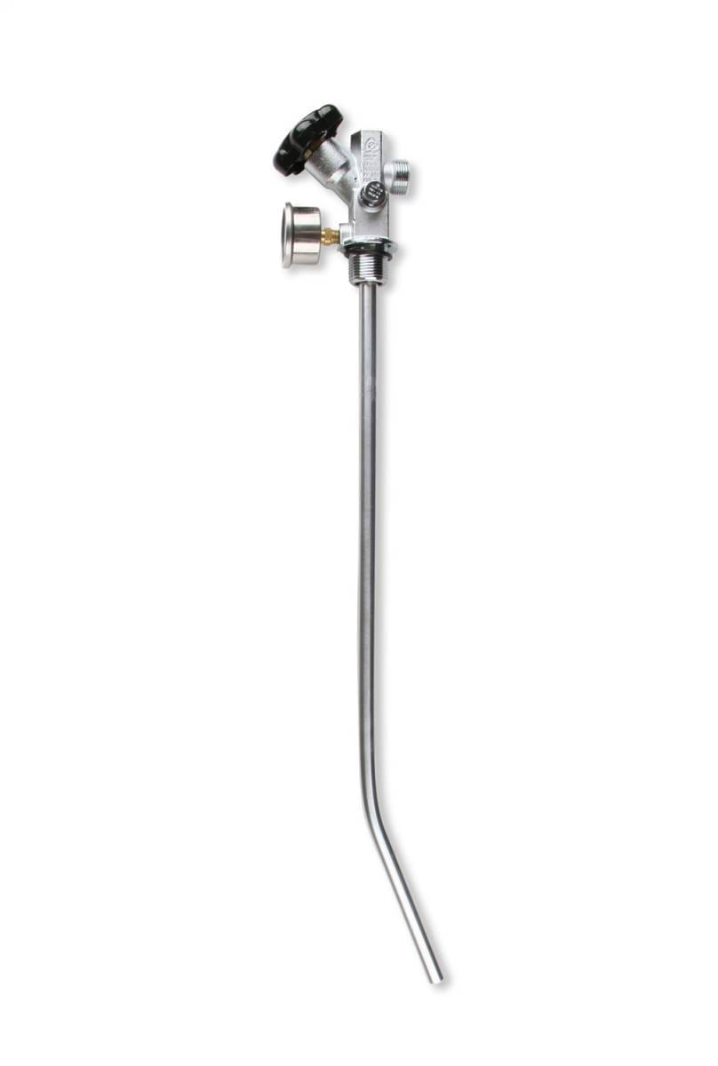 BHHV 16340ABNOS NOS 15lb & 20lb Bottle Super Hi-Flow Valve Assembly w/Siphon Tube & Black Gauge thumbnail 5
