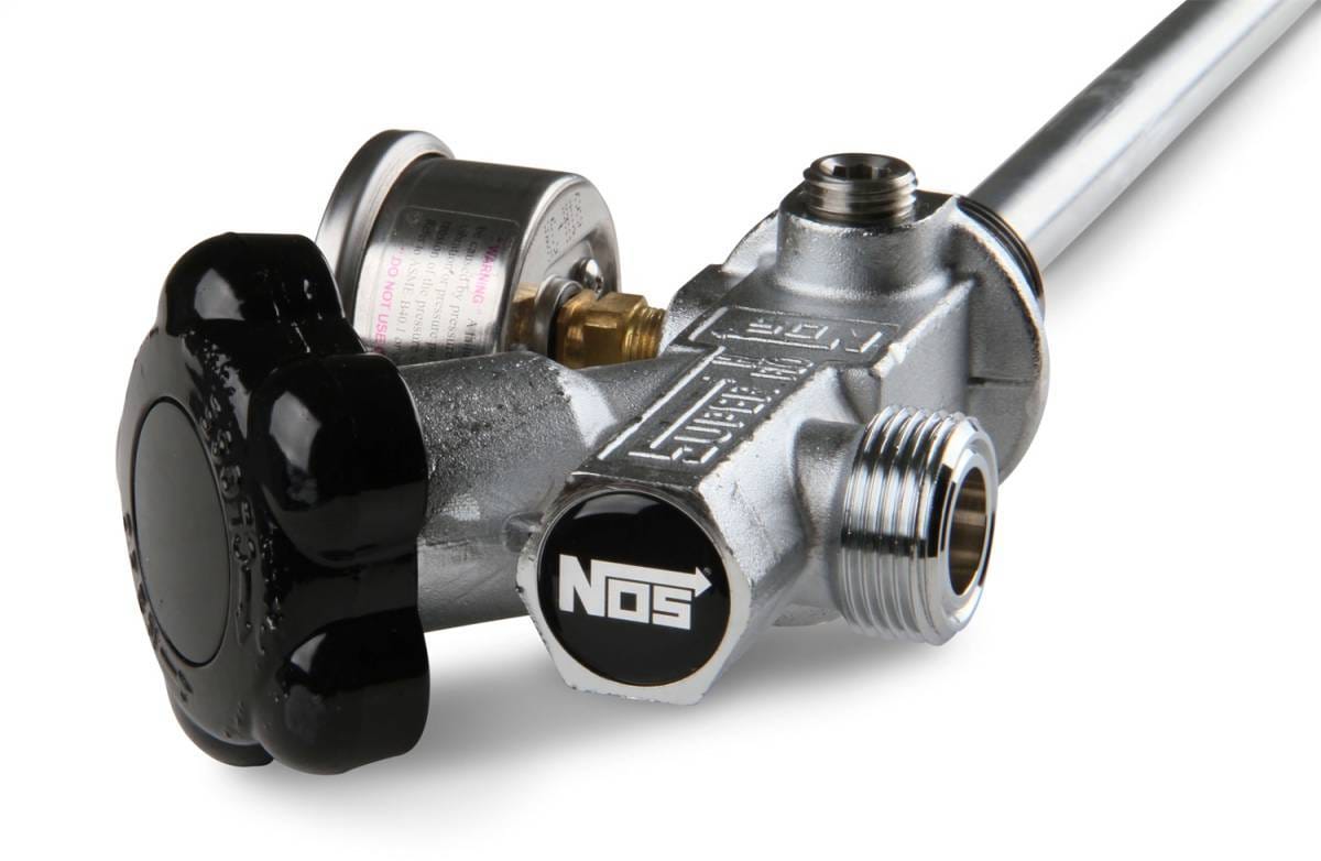 BHHV 16340ABNOS NOS 15lb & 20lb Bottle Super Hi-Flow Valve Assembly w/Siphon Tube & Black Gauge thumbnail 13