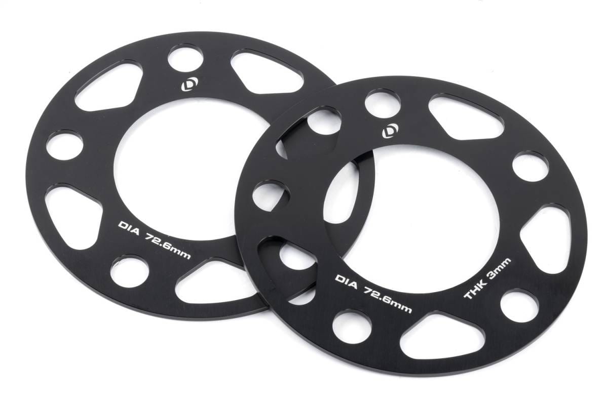 GFBV D210-2033 Dinan Spacers; 5x120 - 72.6mm CB - 3mm Thick - Fits select 1988-2021 BMW models