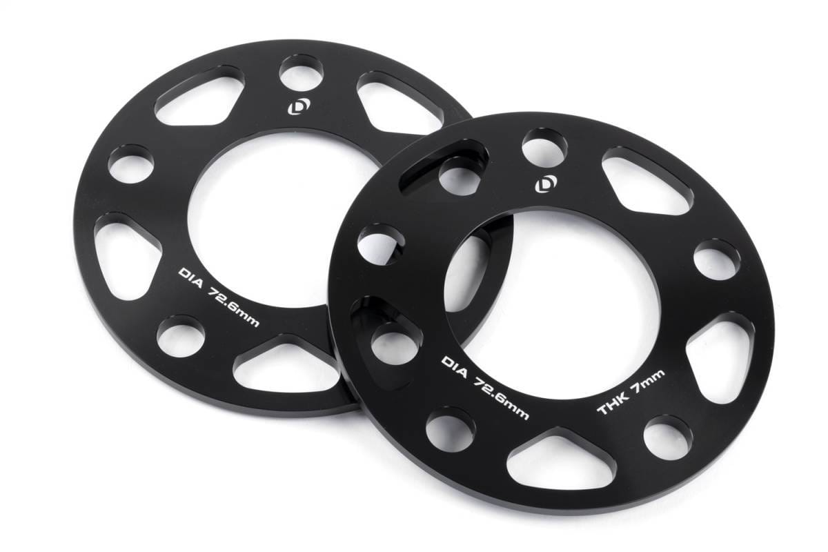 GFBV D210-2037 Dinan Spacers; 5x120 - 72.6mm CB - 7mm Thick - Fits select 1988-2021 BMW models