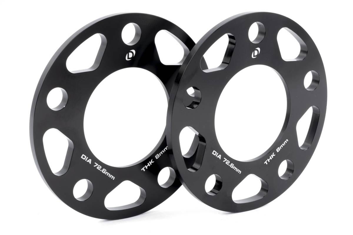 GFBV D210-2038 Dinan Spacers; 5x120 - 72.6mm CB - 8mm Thick - Fits select 1988-2021 BMW models