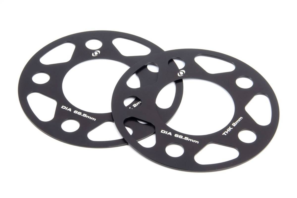 GFBV D210-2020 Dinan Spacers; 5x112 - 66.5mm CB - 2mm Thick - Fits select 2014-2027 BMW, Mini applications