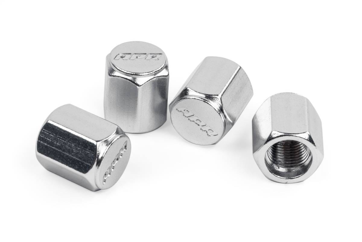 HJQF MS100178 APR Valve Stem Caps - Silver
