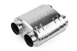 HJQF MUH0011 APR Premium Sound Absorption Muffler - Dual 70mm (2.75")