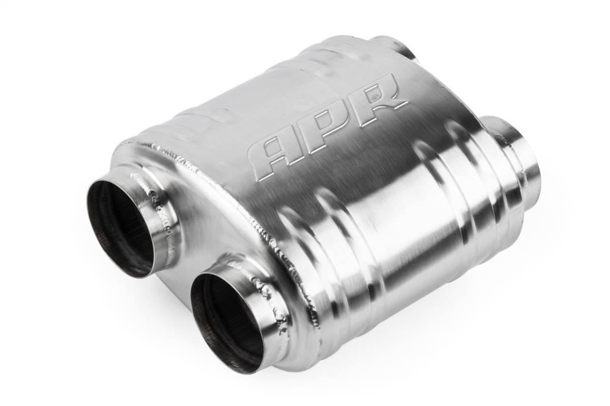 HJQF MUH0011 APR Premium Sound Absorption Muffler - Dual 70mm (2.75")