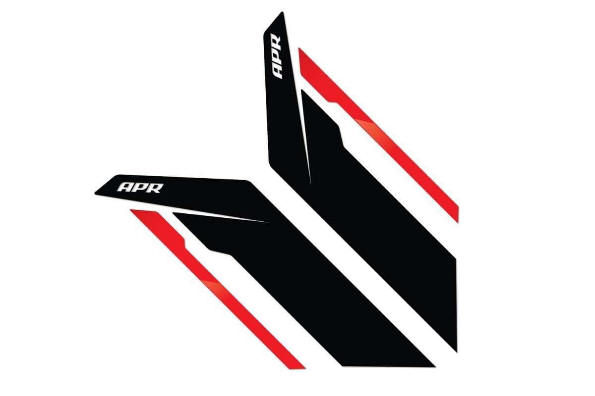 HJQF PM100332 APR Sideburns - Black APR / Red Stripe