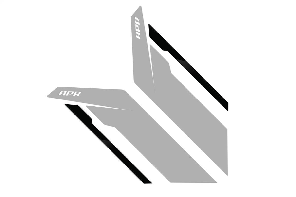 HJQF PM100335 APR Sideburns - Silver APR / Black Stripe