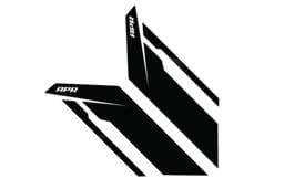 HJQF PM100344 APR Sideburns - Black APR / Black Stripe