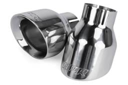 HJQF TPK0001 APR Double-Walled 4" Slash-Cut Tips (Polished) - Set of 2