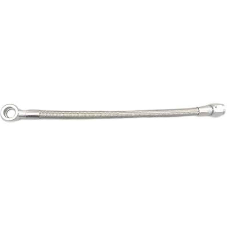 ATP 18in L -6 AN Steel Braided Hose (14mm Banjo & Straight Ends) (For Oil/Coolant) thumbnail 2