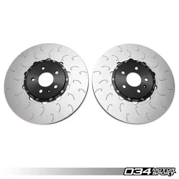 034 Motorsport 2-Piece Floating Front Brake Rotor Upgrade Kit for Audi B8.5 SQ5 thumbnail 6