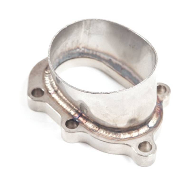 ATP TIG Welded FlangedTransition Stainless GT28 5 Bolt Oval to 3in Round thumbnail 2