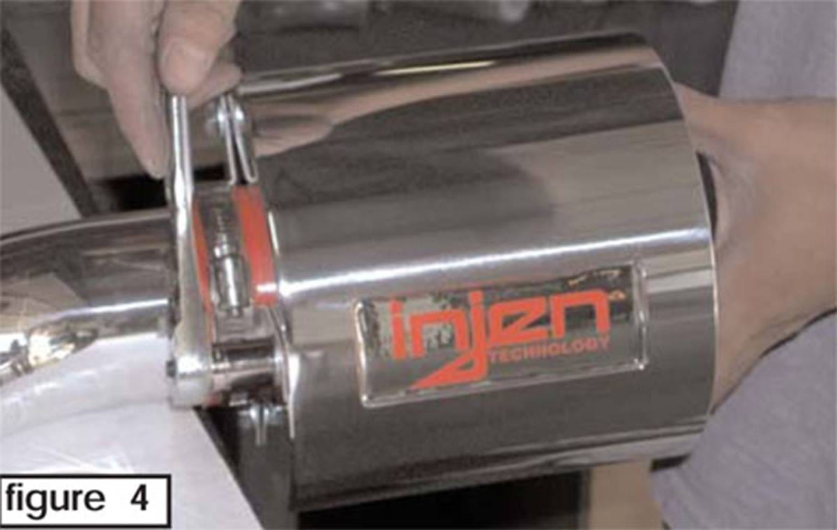 Injen HS5000P Injen Aluminum Air Filter Heat Shield Universal Fits 2.50 2.75 3.00 Polished thumbnail 3