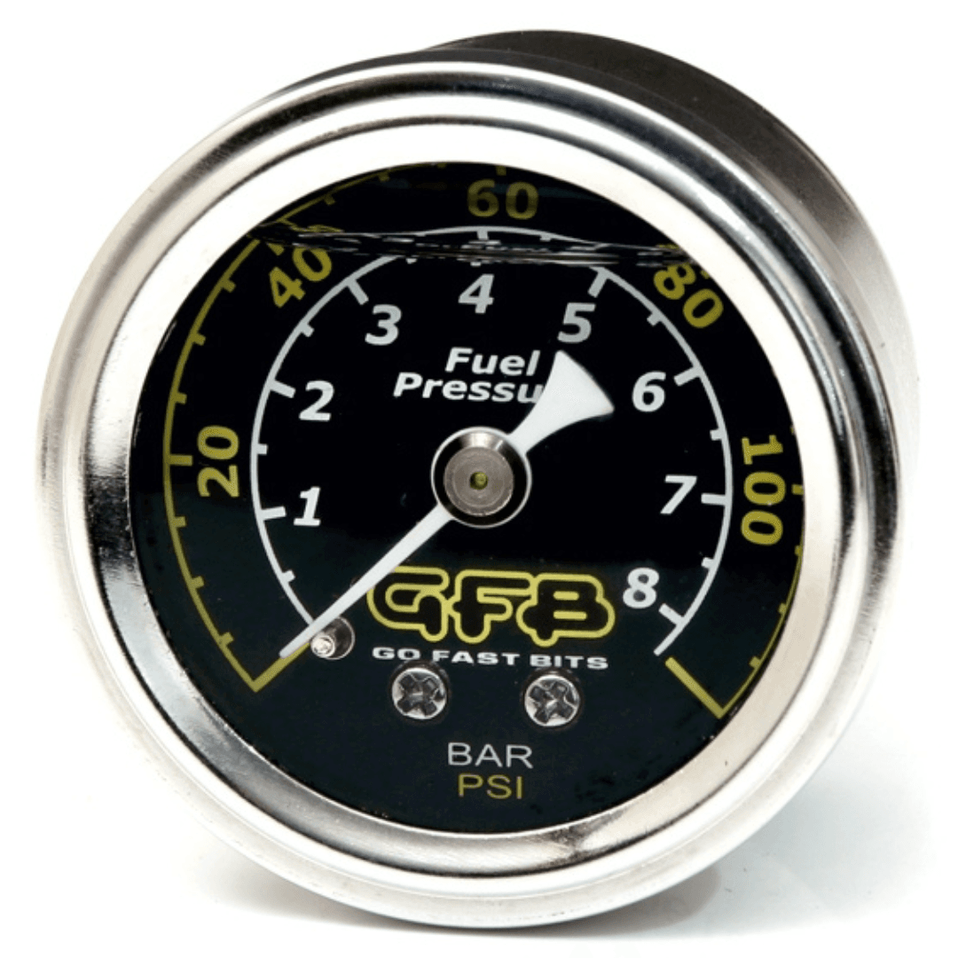 GFB Go Fast Bits 5730 GFB Fuel Pressure Gauge (Suits 8050/8060) 40mm 1-1/2in 1/8MPT Thread 0-120PSI thumbnail 3