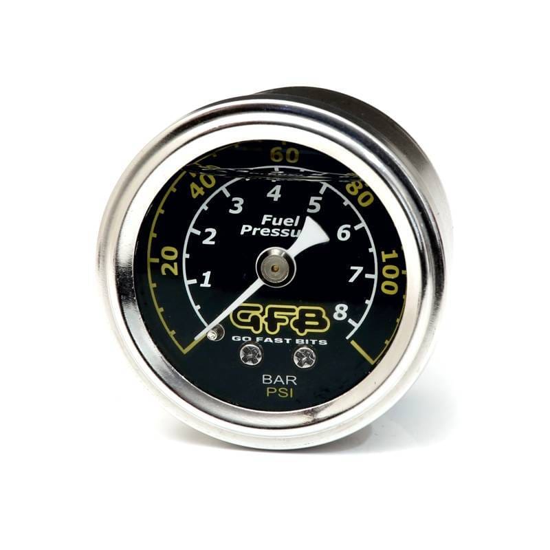 GFB Go Fast Bits 5730 GFB Fuel Pressure Gauge (Suits 8050/8060) 40mm 1-1/2in 1/8MPT Thread 0-120PSI thumbnail 5