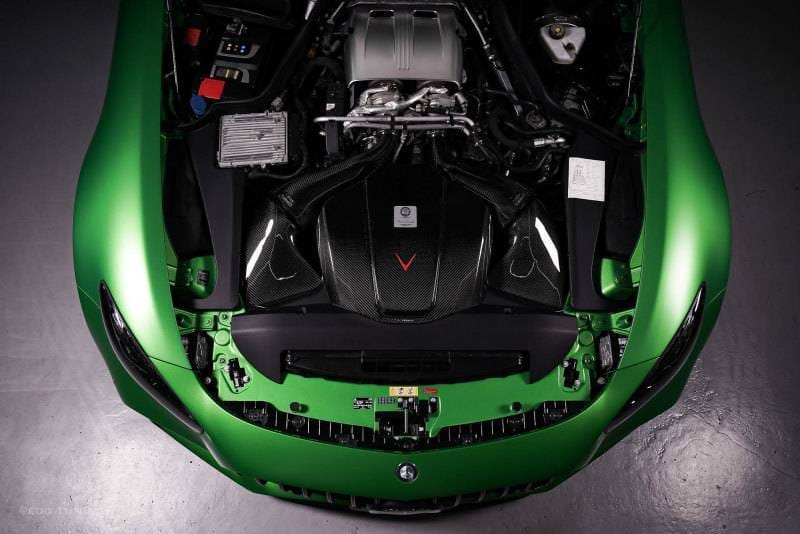 Eventuri Mercedes C190/R190 AMG GTR GTS GT Intake and Engine Cover - Gloss thumbnail 2