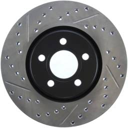 Stoptech 127.63053R StopTech 03-09 Chrysler PT Cruiser Tur / 03-05 Dodge Neon SRT-4 Front Right Slotted & Drilled Rotor