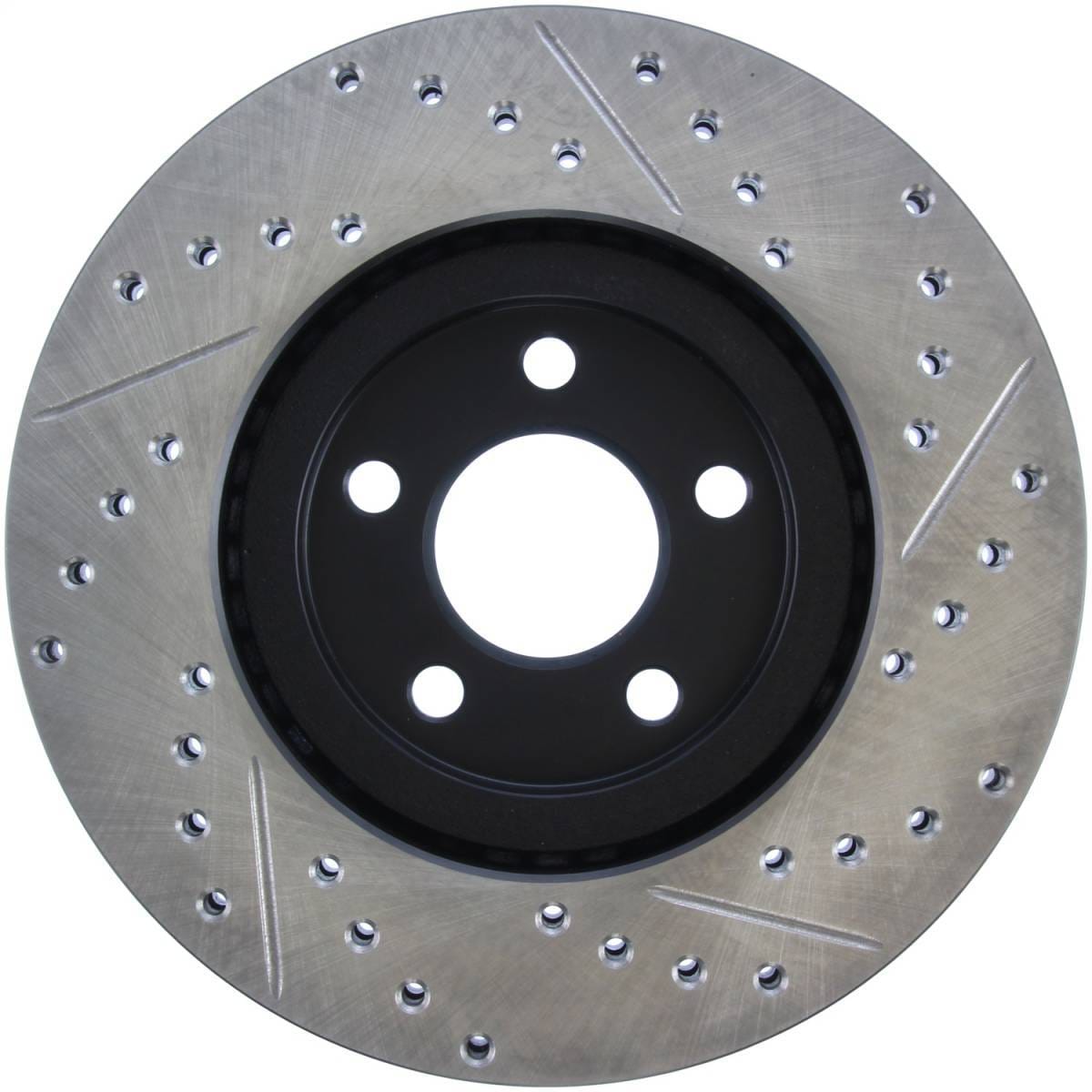 Stoptech 127.63053R StopTech 03-09 Chrysler PT Cruiser Tur / 03-05 Dodge Neon SRT-4 Front Right Slotted & Drilled Rotor thumbnail 3