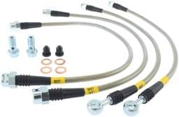 StopTech 08-17 Chevrolet Silverado 1500 Stainless Steel Rear Brake Lines - 950.66504