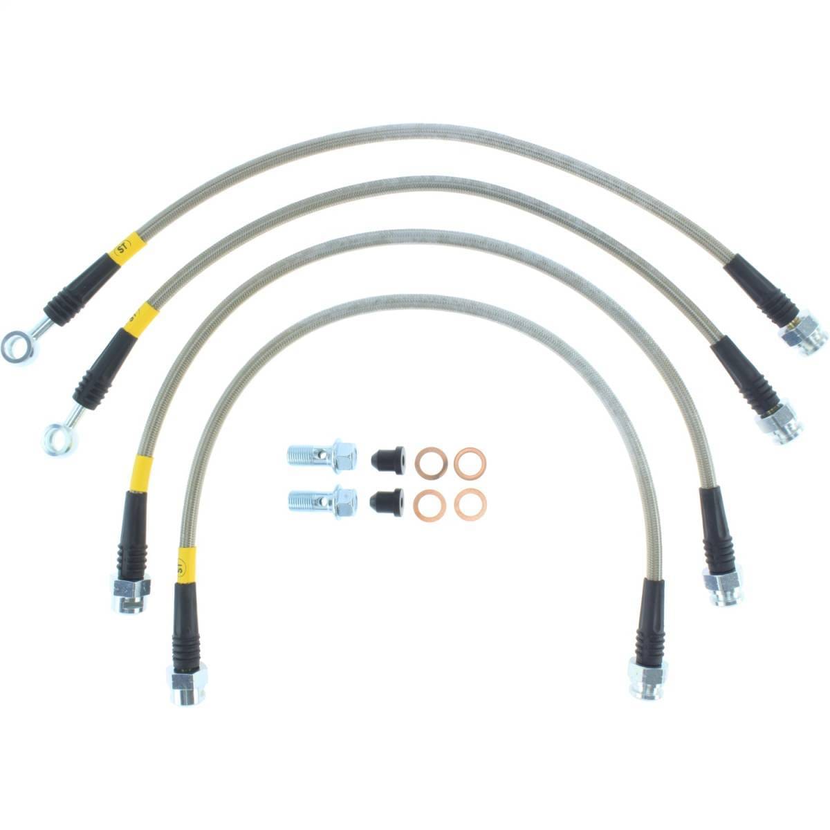StopTech 08-17 Chevrolet Silverado 1500 Stainless Steel Rear Brake Lines - 950.66504 thumbnail 2