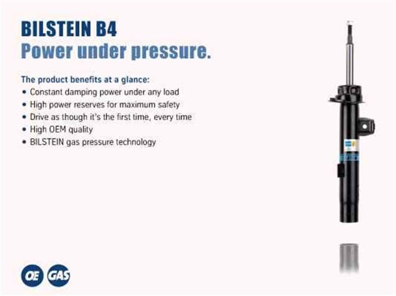 Bilstein 19-109497 Bilstein B4 02-06 Audi A4 OE Replacement Front Twintube Shock Absorber - Fits 2002-2006 Audi A4 Quattro, A4 thumbnail 5