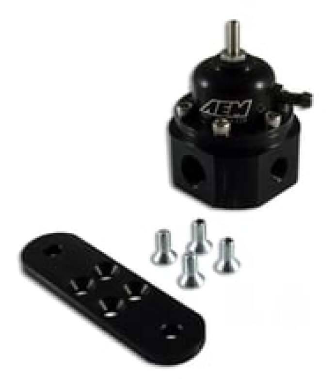 AEM 25-302BK AEM Universal Black Adjustable Fuel Pressure Regulator thumbnail 2