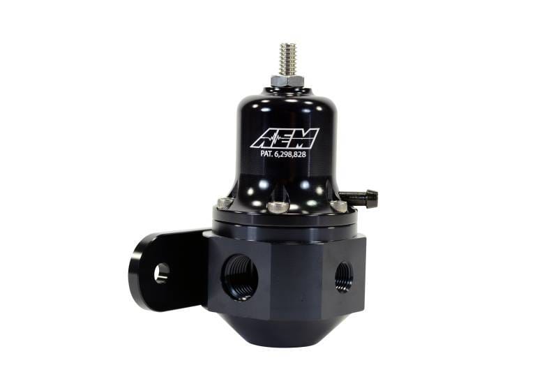 AEM 25-305BK AEM High Capacity Universal Black Adjustable Fuel Pressure Regulator