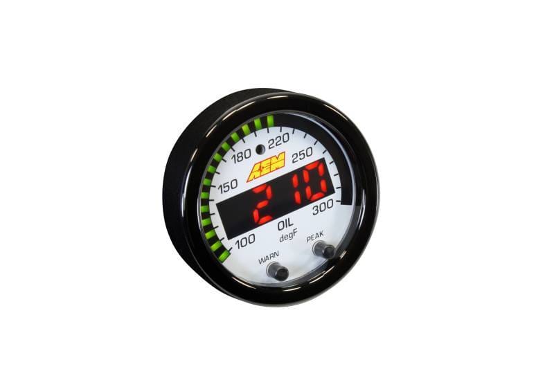 AEM 30-0302 AEM X-Series Temperature 100-300F Gauge Kit (ONLY Black Bezel and Water Temp. Faceplate) thumbnail 9