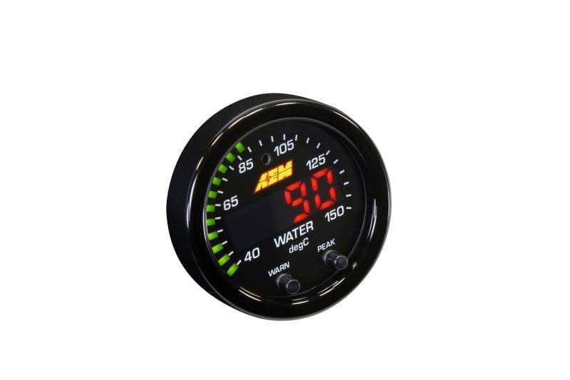 AEM 30-0302 AEM X-Series Temperature 100-300F Gauge Kit (ONLY Black Bezel and Water Temp. Faceplate) thumbnail 18