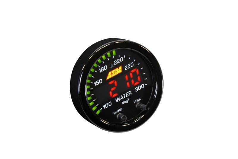AEM 30-0302 AEM X-Series Temperature 100-300F Gauge Kit (ONLY Black Bezel and Water Temp. Faceplate) thumbnail 22