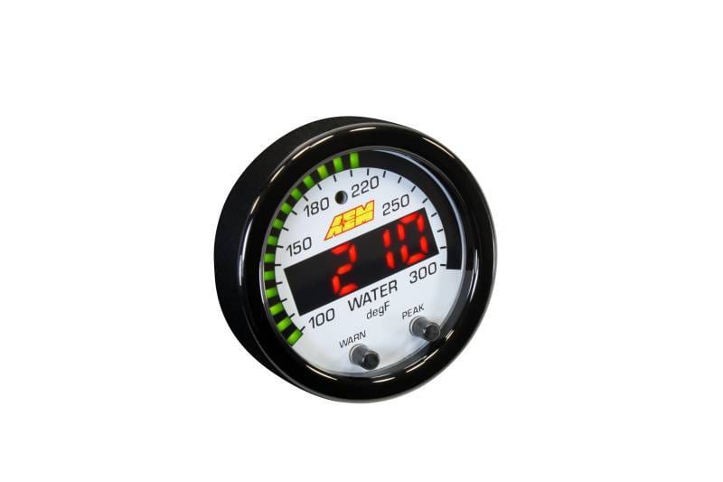 AEM 30-0302 AEM X-Series Temperature 100-300F Gauge Kit (ONLY Black Bezel and Water Temp. Faceplate) thumbnail 24