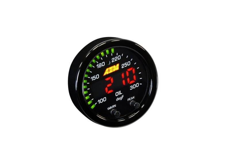 AEM 30-0302 AEM X-Series Temperature 100-300F Gauge Kit (ONLY Black Bezel and Water Temp. Faceplate) thumbnail 28