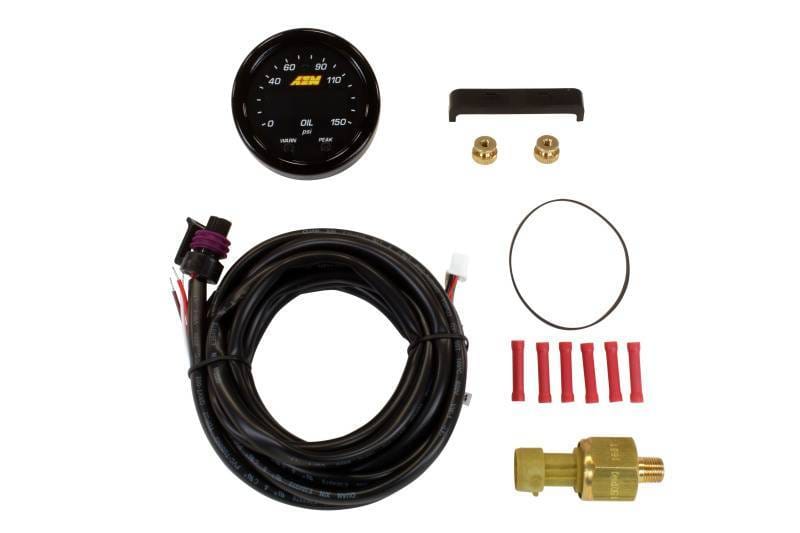 AEM 30-0307 AEM X-Series 0-150 Oil Pressure Gauge Kit