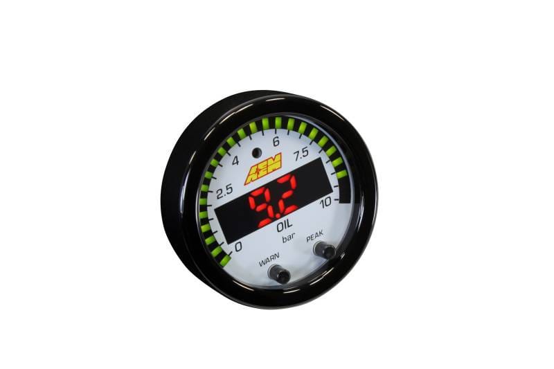 AEM 30-0307 AEM X-Series 0-150 Oil Pressure Gauge Kit thumbnail 5