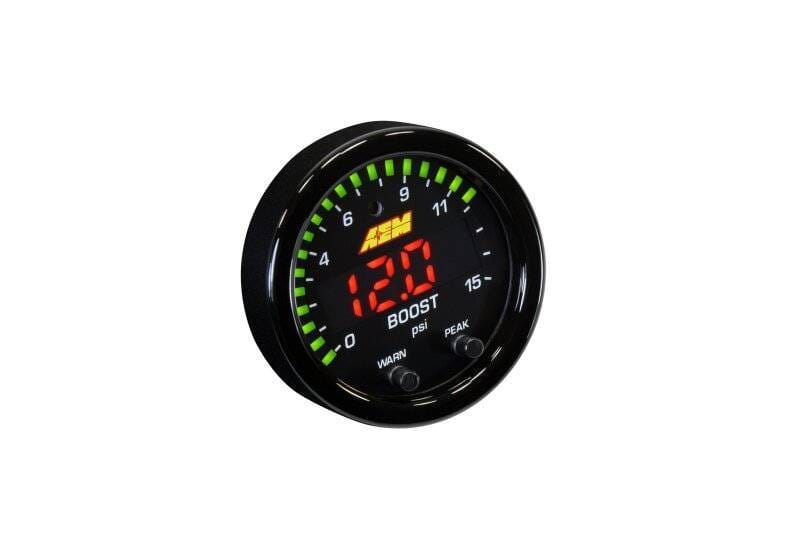 AEM 30-0309 AEM X-Series Pressure 0-15psi Gauge Kit thumbnail 2