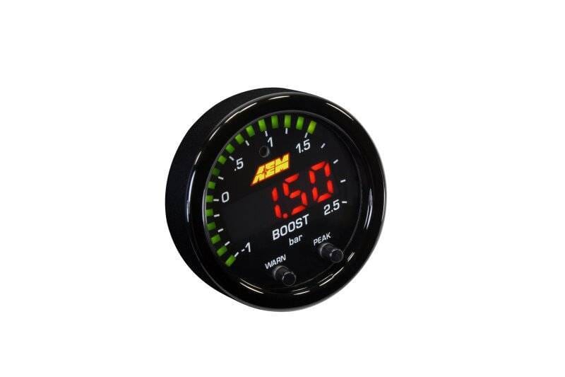 AEM 30-0306 AEM X-Series Boost Pressure -30inHg 35psi Gauge thumbnail 2