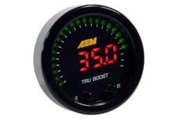 AEM 30-0352 AEM X-Series Tru-Boost Controller Gauge w/ Boost Control Solenoid 80PSIg Internal MAP Sensor