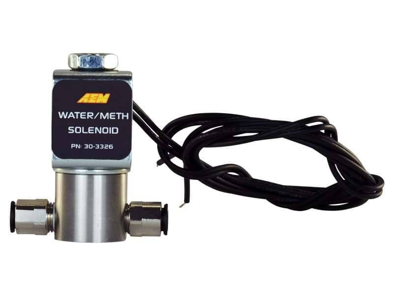 AEM 30-3326 AEM Water/Methanol Injection System - High-Flow Low-Current WMI Solenoid - 200PSI 1/8in-27NPT In/Out thumbnail 2