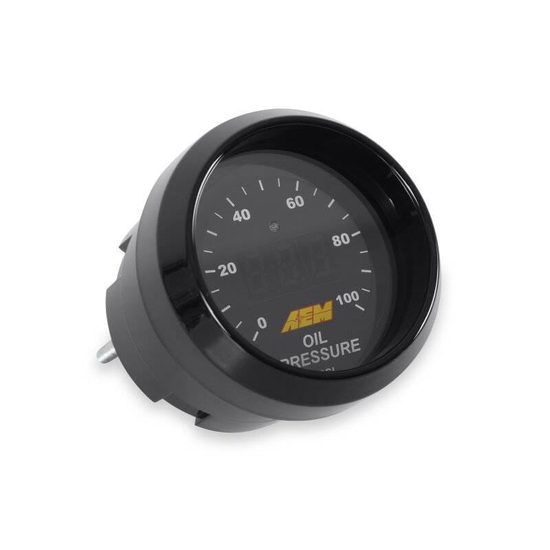 AEM 30-4401 AEM 52mm Pressure (Oil or Fuel) Digital Gauge thumbnail 2