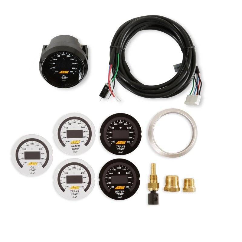 AEM 30-4402 AEM 52mm Temperature (Transmission / Oil / Water) Digital Gauge thumbnail 4