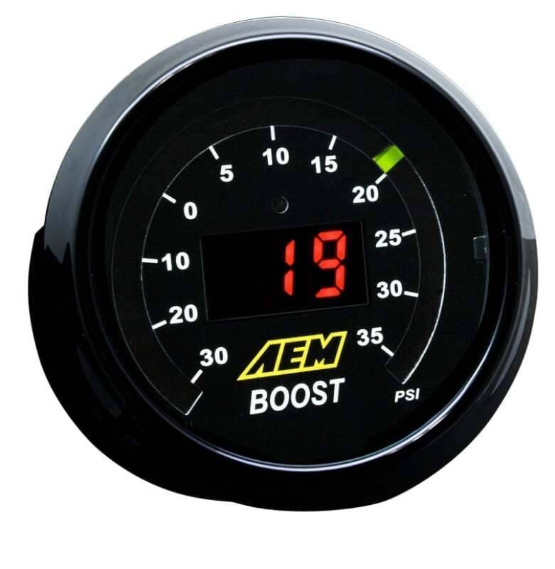 AEM 30-4406 AEM 52mm Boost Digital Gauge -30-35psi thumbnail 2