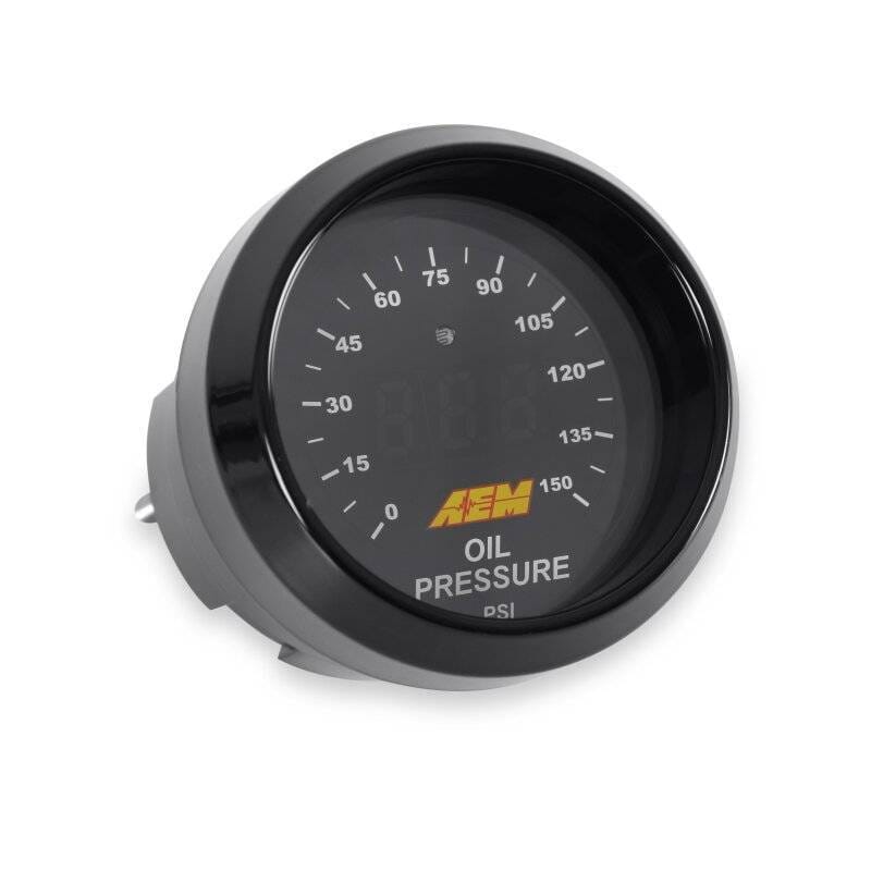 AEM 30-4407 AEM 52mm Oil Pressure 150psi Digital Gauge thumbnail 2