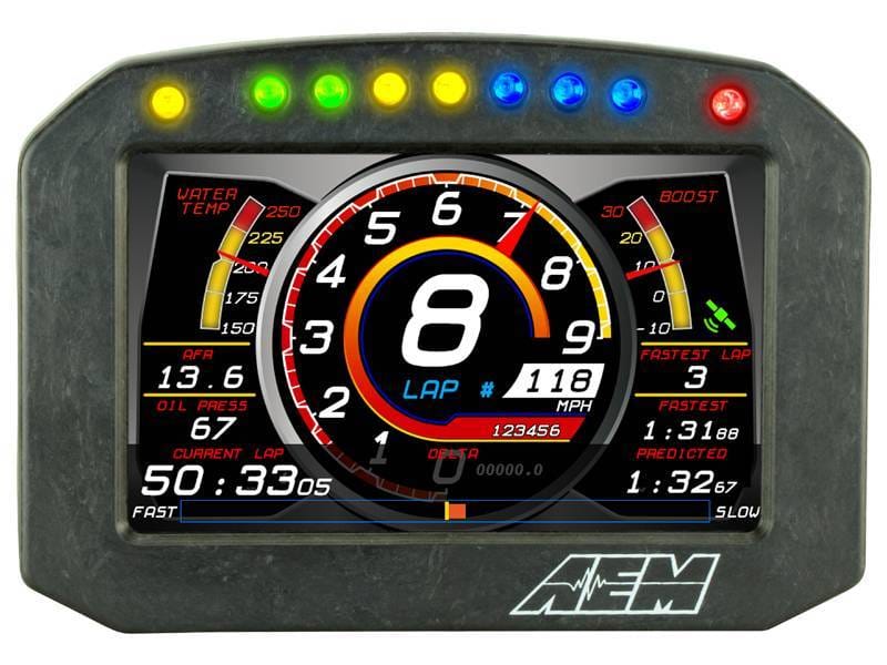 AEM 30-5602F AEM CD-5G Carbon Flush Digital Dash Display w/ Internal 20Hz GPS & Antenna thumbnail 6