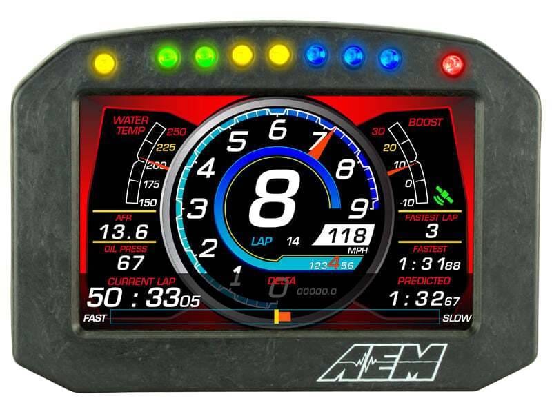 AEM 30-5602F AEM CD-5G Carbon Flush Digital Dash Display w/ Internal 20Hz GPS & Antenna thumbnail 8