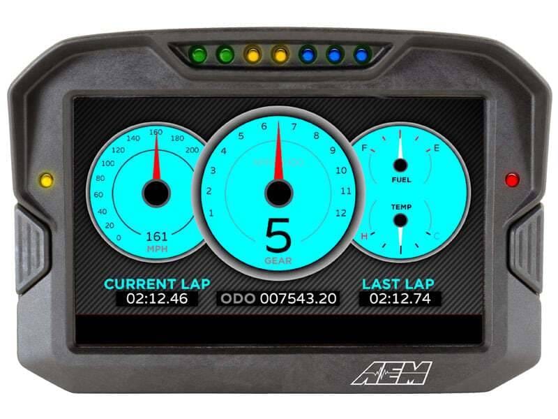 AEM 30-5700 AEM CD-7 Non Logging Race Dash Carbon Fiber Digital Display (CAN Input Only) thumbnail 3
