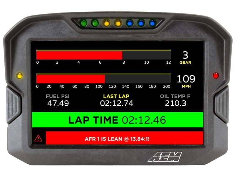 AEM 30-5700 AEM CD-7 Non Logging Race Dash Carbon Fiber Digital Display (CAN Input Only) thumbnail 6