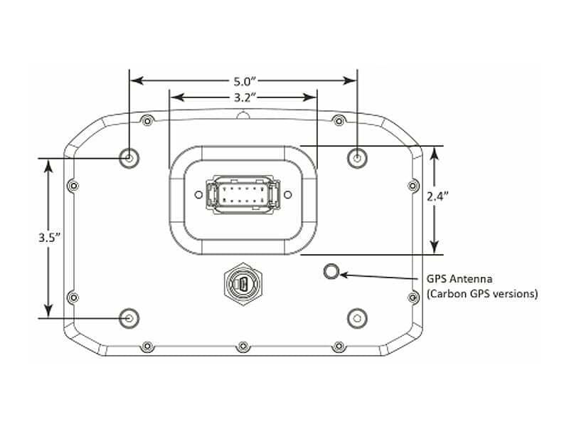AEM 30-5700 AEM CD-7 Non Logging Race Dash Carbon Fiber Digital Display (CAN Input Only) thumbnail 9