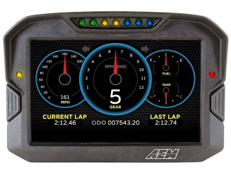 AEM 30-5700 AEM CD-7 Non Logging Race Dash Carbon Fiber Digital Display (CAN Input Only) thumbnail 11