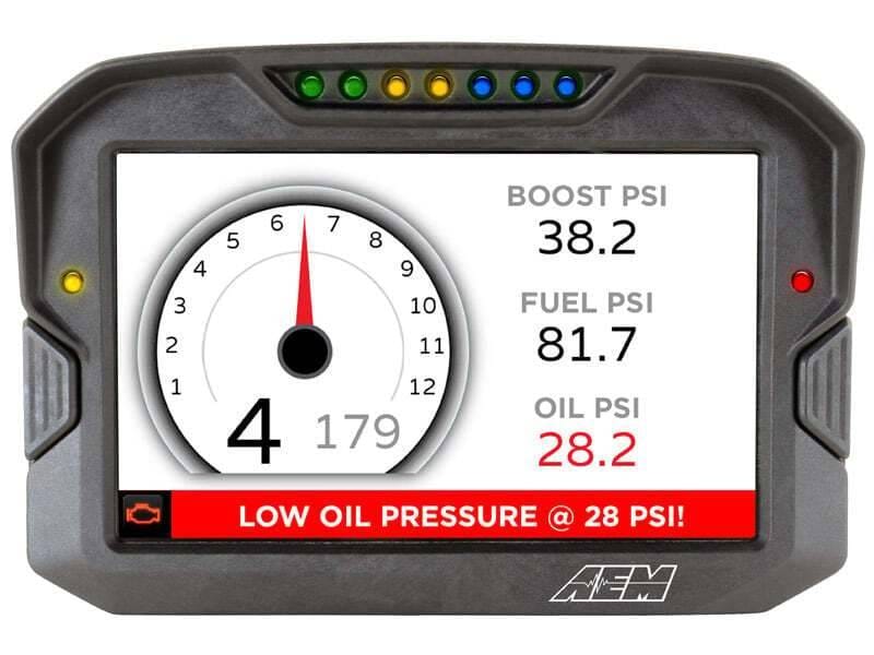 AEM 30-5700 AEM CD-7 Non Logging Race Dash Carbon Fiber Digital Display (CAN Input Only) thumbnail 16