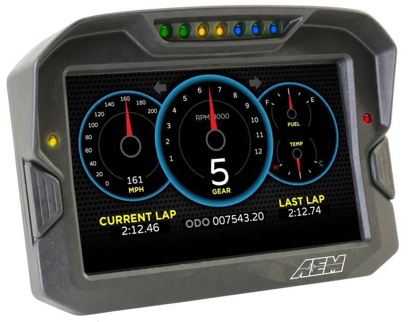 AEM 30-5701 AEM CD-7 Logging Race Dash Carbon Fiber Digital Display (CAN Input Only) thumbnail 6